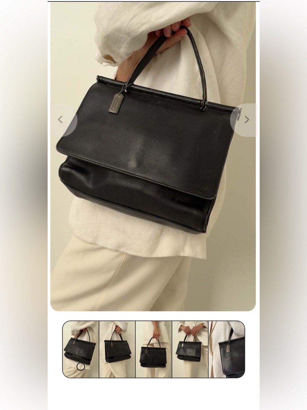 Vintage COACH Whitney Satchel 9185